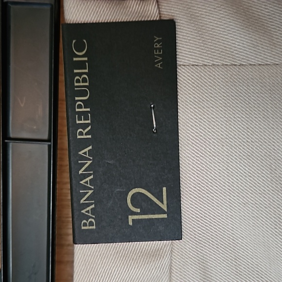 Banana Republic Ecru Avery Pants sz 12 NWT - Picture 4 of 5